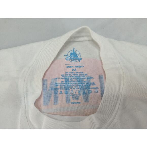 Disney Stitch Spirit Jersey Adult Medium White‎ Disney Store Long Sleeve Lilo - Picture 7 of 14